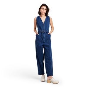 SZ 8 New W/Tags Rachel Comey denim Jumpsuit / Overalls Waist 36'' x 26'' INSEAM